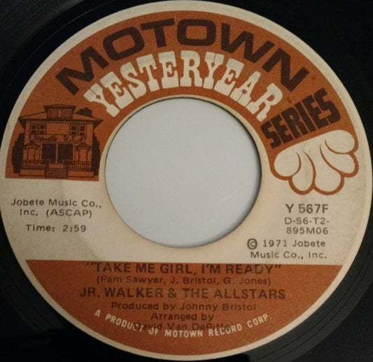 Junior Walker & The All Stars : Take Me Girl, I'm Ready / Way Back Home (Vocal) (7", Single)