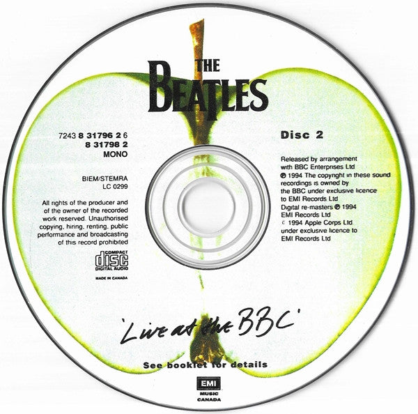 The Beatles : Live At The BBC (2xCD, Comp, Mono, RM)