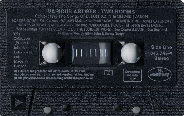 Various : Two Rooms - Celebrating The Songs Of Elton John & Bernie Taupin (Cass, Album, Chr)