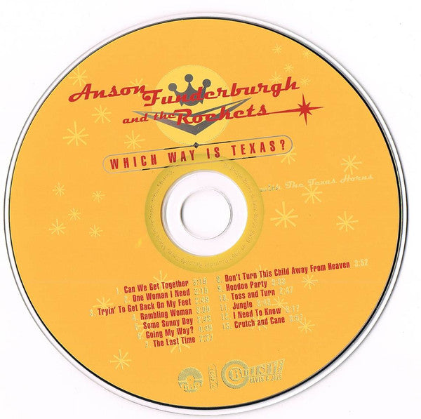 Anson Funderburgh & The Rockets : Which Way Is Texas? (CD, Album)