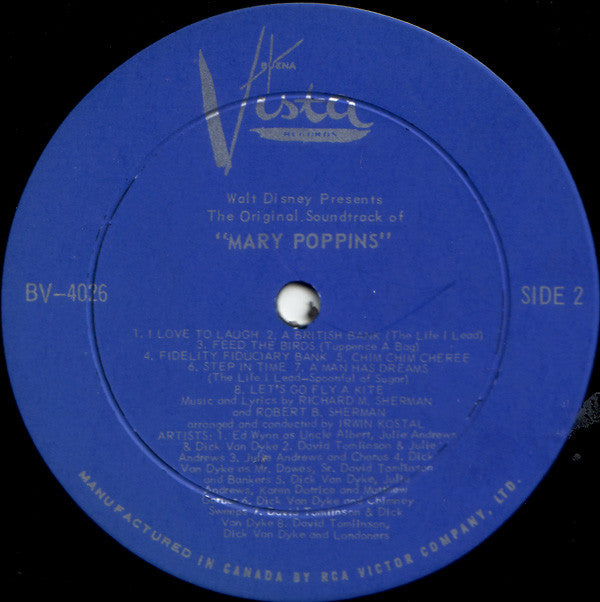 Various : Mary Poppins (LP, Album, Mono, Gat)
