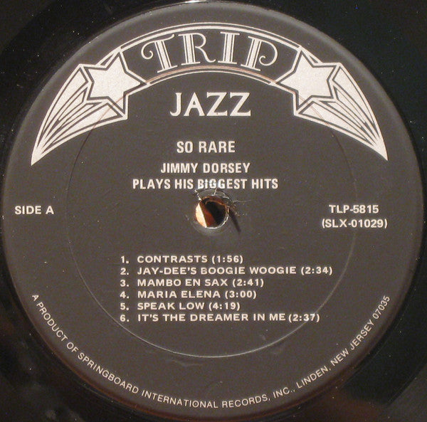 Jimmy Dorsey : Plays His Biggest Hits (LP, Comp, Mono)
