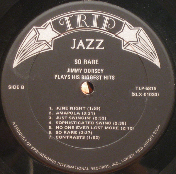 Jimmy Dorsey : Plays His Biggest Hits (LP, Comp, Mono)