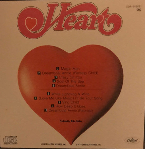 Heart : Dreamboat Annie (CD, Album, Club, RE, RP)