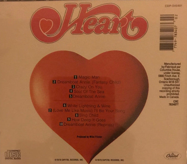 Heart : Dreamboat Annie (CD, Album, Club, RE, RP)
