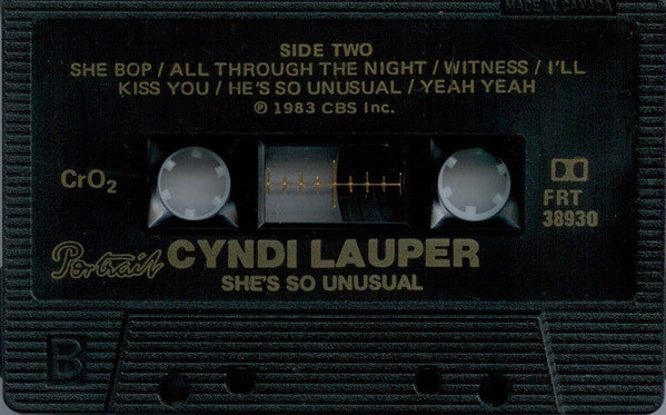 Cyndi Lauper : She's So Unusual (Cass, Album, CrO)