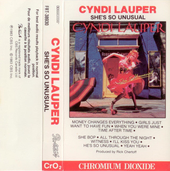 Cyndi Lauper : She's So Unusual (Cass, Album, CrO)