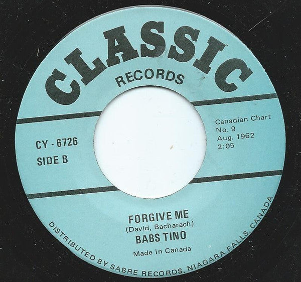 Dodie Stevens / Babs Tino : Pink Shoe Laces / Forgive Me (7", Single, RE)