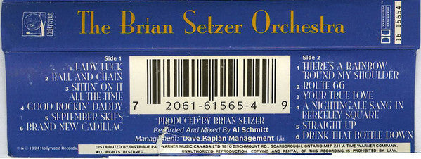 Brian Setzer Orchestra : The Brian Setzer Orchestra (Cass, Album)