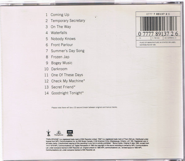 Paul McCartney : McCartney II (CD, Album, RM)