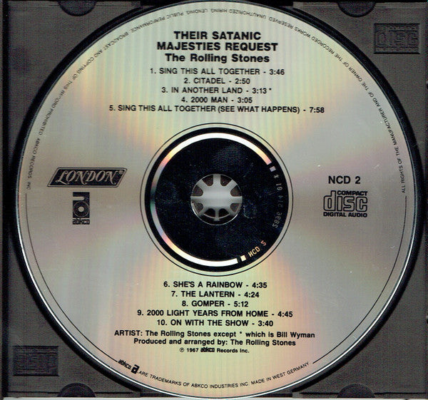The Rolling Stones : Their Satanic Majesties Request (CD, Album, RE, RM)