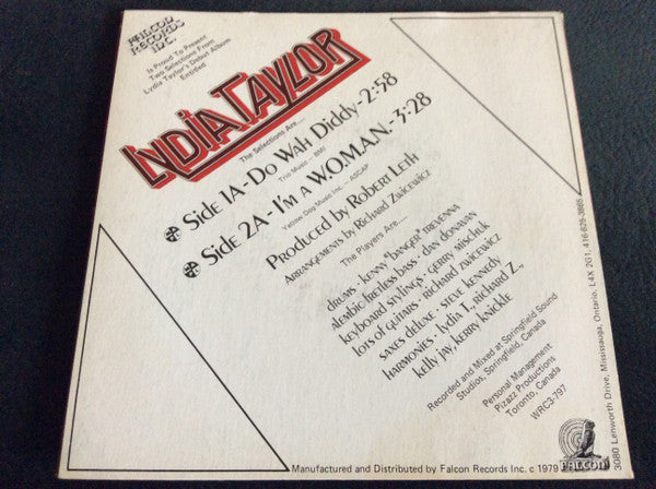 Lydia Taylor : Do Wah Diddy / I'm A W.O.M.A.N. (7", Single)