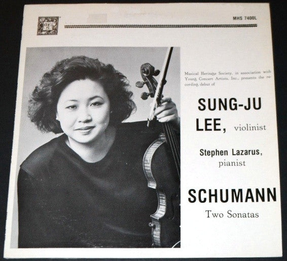 Sung-ju Lee, Stephen Lazarus : Schumann - Two Sonatas (LP, Album)
