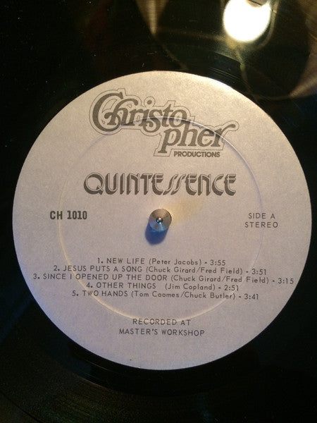 Quintessence (21) : Quintessence (LP, Album)