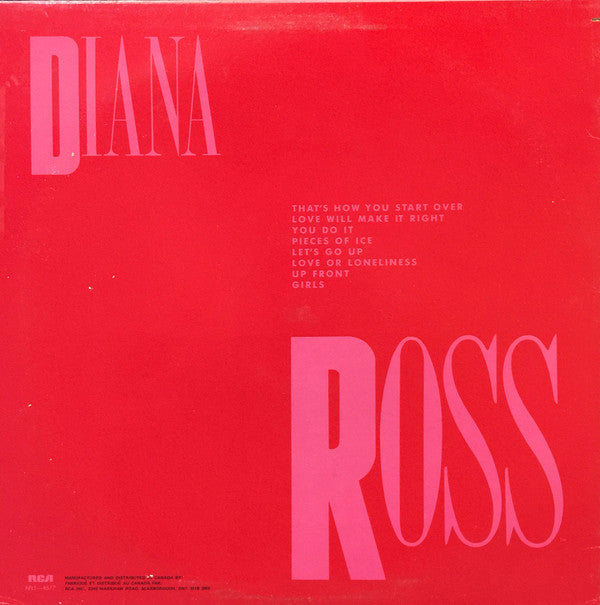 Diana Ross : Ross (LP, Album)