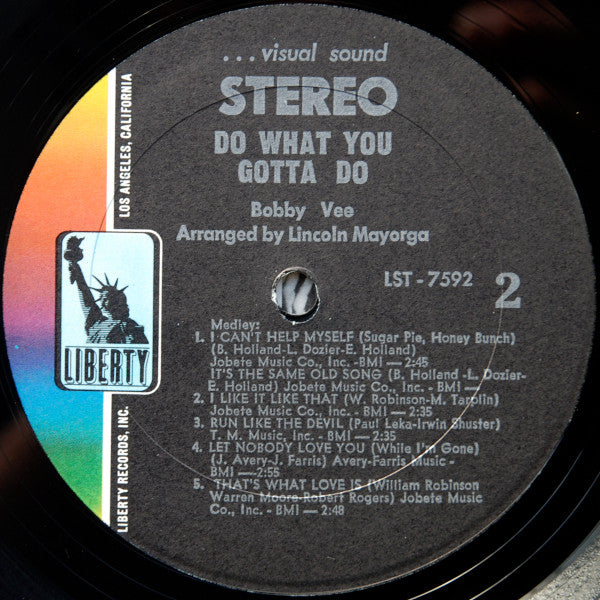 Bobby Vee : Do What You Gotta Do (LP, Album, Abb)