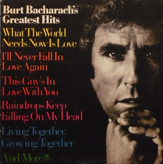 Burt Bacharach : Burt Bacharach's Greatest Hits (LP, Album, Comp)