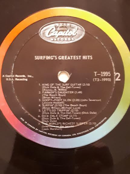 Various : Surfing's Greatest Hits (LP, Comp, Mono)