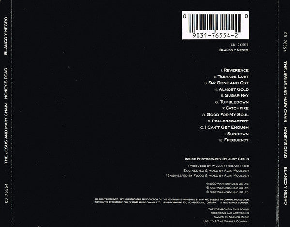 The Jesus And Mary Chain : Honey's Dead (CD, Album)