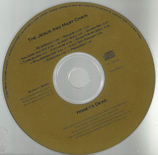 The Jesus And Mary Chain : Honey's Dead (CD, Album)