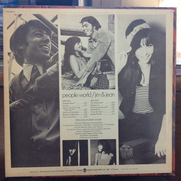 Jim & Jean : Time Goes Backwards (LP)