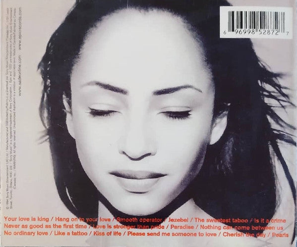 Sade : The Best Of Sade (CD, Comp, RE, RM)