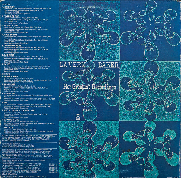 LaVern Baker : Her Greatest Recordings (LP, Album, Comp, Mono, PR )