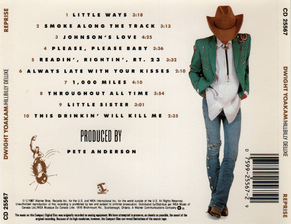 Dwight Yoakam : Hillbilly DeLuxe (CD, Album)