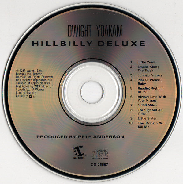 Dwight Yoakam : Hillbilly DeLuxe (CD, Album)