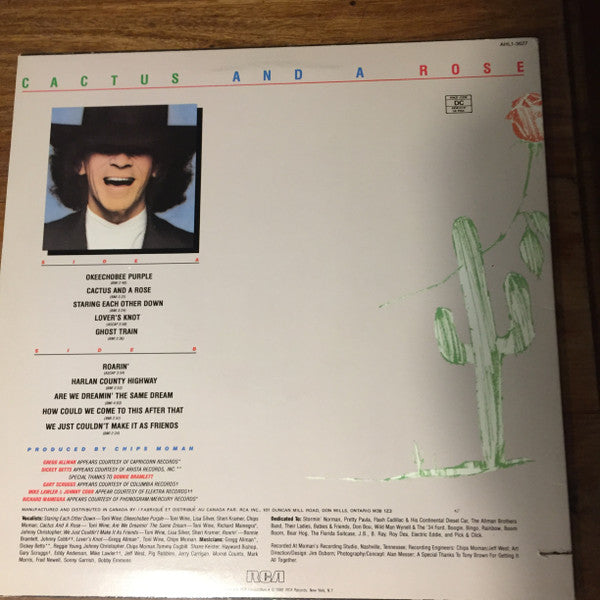 Gary Stewart : Cactus And A Rose (LP, Album)