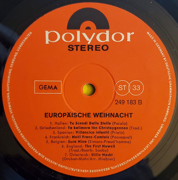 Various : Europäische Weihnacht (LP, Comp)