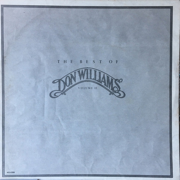 Don Williams (2) : The Best Of Don Williams, Volume II (LP, Comp)