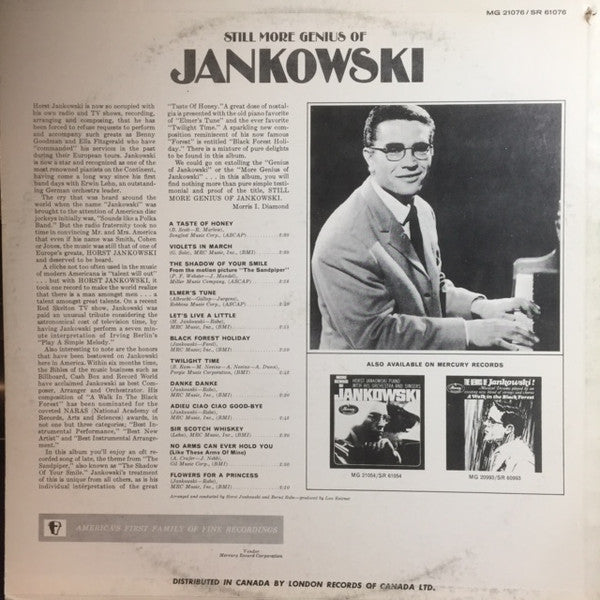 Horst Jankowski : Still More Genius Of Jankowski (LP, Album)