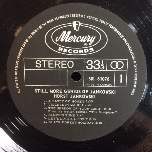 Horst Jankowski : Still More Genius Of Jankowski (LP, Album)