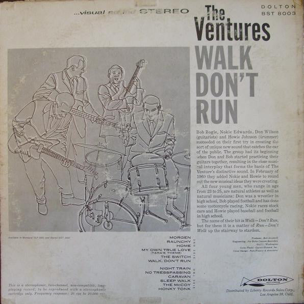The Ventures : Walk Don't Run (LP, Album)