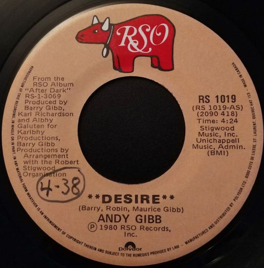 Andy Gibb : Desire (7")