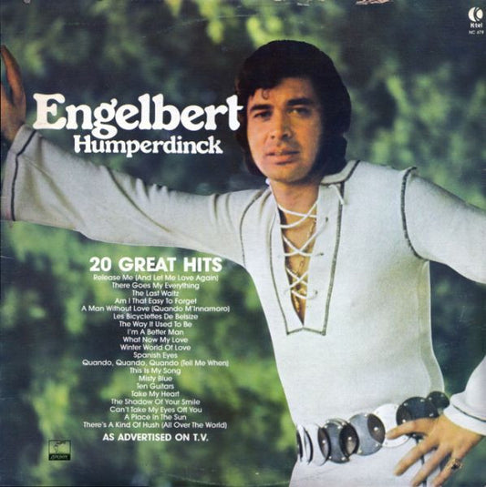 Engelbert Humperdinck : 20 Great Hits (LP, Comp, Mono)