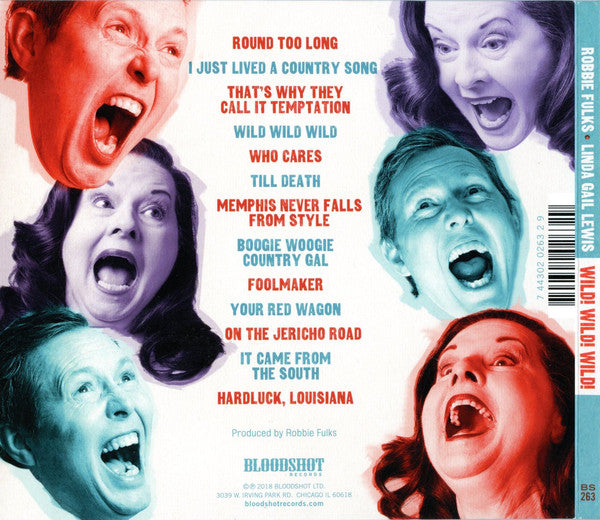 Robbie Fulks, Linda Gail Lewis : Wild! Wild! Wild! (CD, Album)