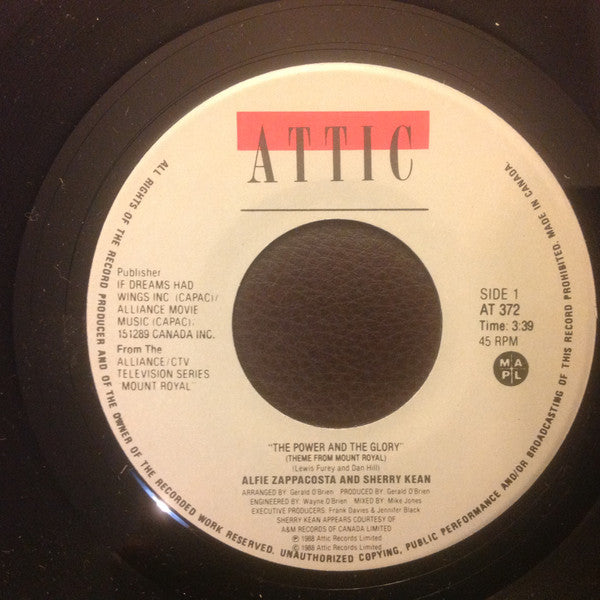 Zappacosta And Sherry Kean : The Power And The Glory (7", Single)