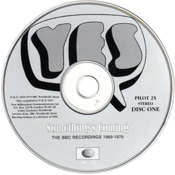 Yes : Something's Coming: The BBC Recordings 1969-1970 (2xCD, Album, Comp, RM)