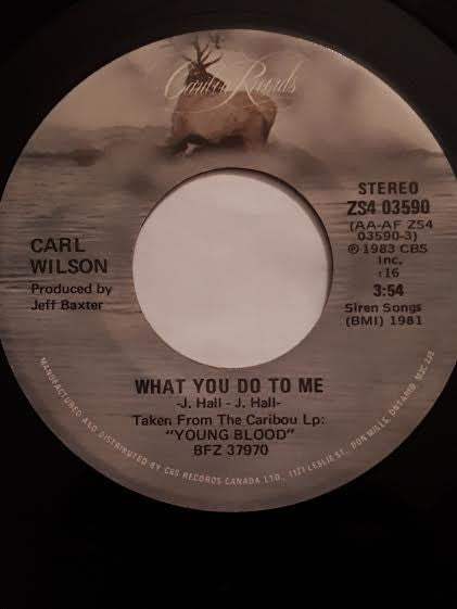 Carl Wilson : What You Do To Me (7")