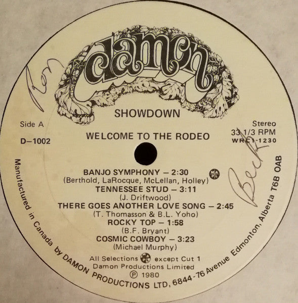 Showdown (4) : Welcome To The Rodeo (LP, Album)