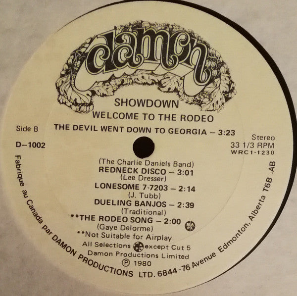 Showdown (4) : Welcome To The Rodeo (LP, Album)