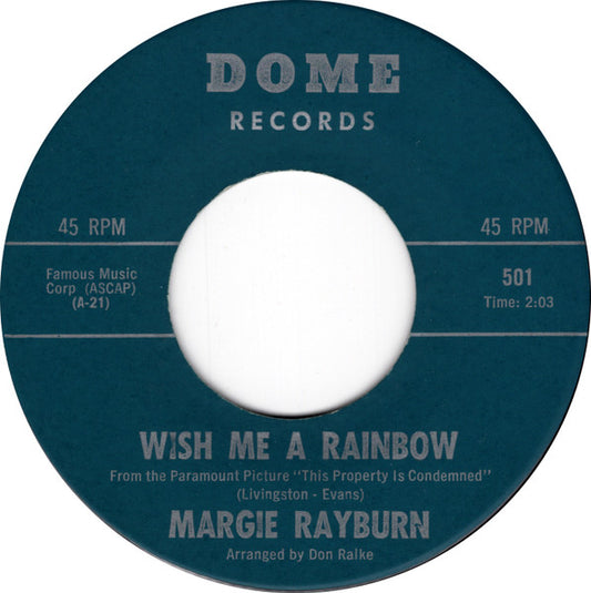 Margie Rayburn : Wish Me A Rainbow (7")