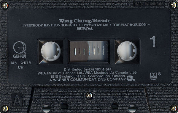 Wang Chung : Mosaic (Cass, Album, Dol)