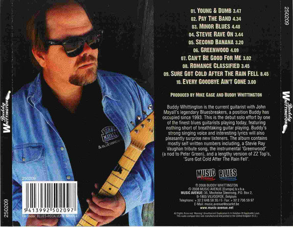 Buddy Whittington : Buddy Whittington (CD, Album)