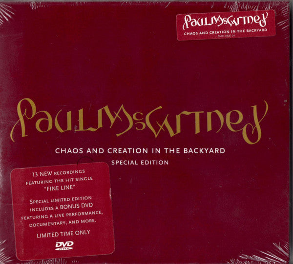 Paul McCartney : Chaos And Creation In The Backyard  (CD, Album, Copy Prot., Ltd, S/Edition + DVD, Ltd, )