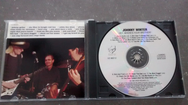 Johnny Winter : Hey, Where's Your Brother? (CD, Album)