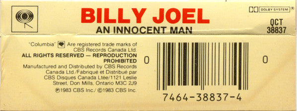 Billy Joel : An Innocent Man (Cass, Album, Dol)