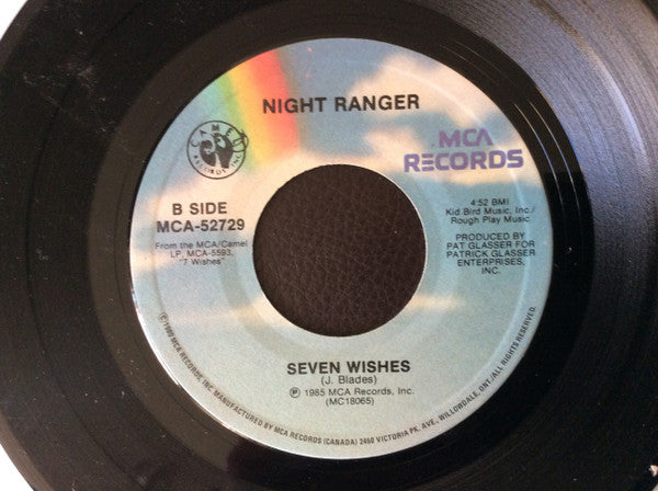 Night Ranger : Goodbye / Seven Wishes (7", Single)